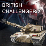 1:16 2.4G British Challenger Ⅱ Main Battle Tank with Sound Smoke Shooting Effect (Metal Ultimate Edition)