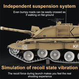 1:16 2.4G British Challenger Ⅱ Main Battle Tank with Sound Smoke Shooting Effect (Metal Ultimate Edition)