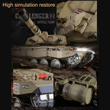 1:16 2.4G British Challenger Ⅱ Main Battle Tank with Sound Smoke Shooting Effect (Metal Ultimate Edition)