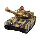 2.4G RC 59D Battle Tank Rechargeable with Light and Sound (Camouflage Yellow)
