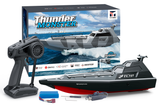 727 High-Speed Electric RC Speedboat – Simulation, High Horsepower, Water Toy for Kids and Boys