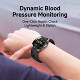Health Monitoring Smart Watch for Seniors with Blood Pressure, ECG PPG, Heart Rate, SpO2 and Bluetooth Calling