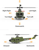 YU XIANG F07/F07-V 1/34 UH-1 Huey Brushless Direct-Drive 6G Flybarless RC Helicopter Model (RTF)