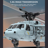YU XIANG F09-H SH60 Seahawk 8CH 1/47 2.4G Dual Brushless DD 6G/3D RC Helicopter Model (RTF)