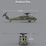 YUXIANG F09V UH-60 Black Hawk 1/47 2.4G 6CH Brushless RC Helicopter Model (RTF)