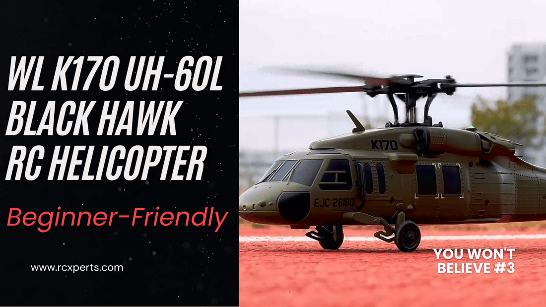 WL K170 BLACK HAWK RC Helicopter RC Xperts
