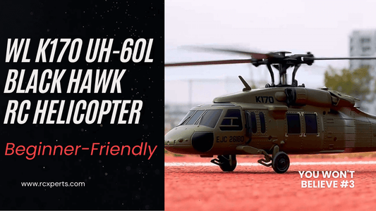 WL K170 BLACK HAWK RC Helicopter RC Xperts