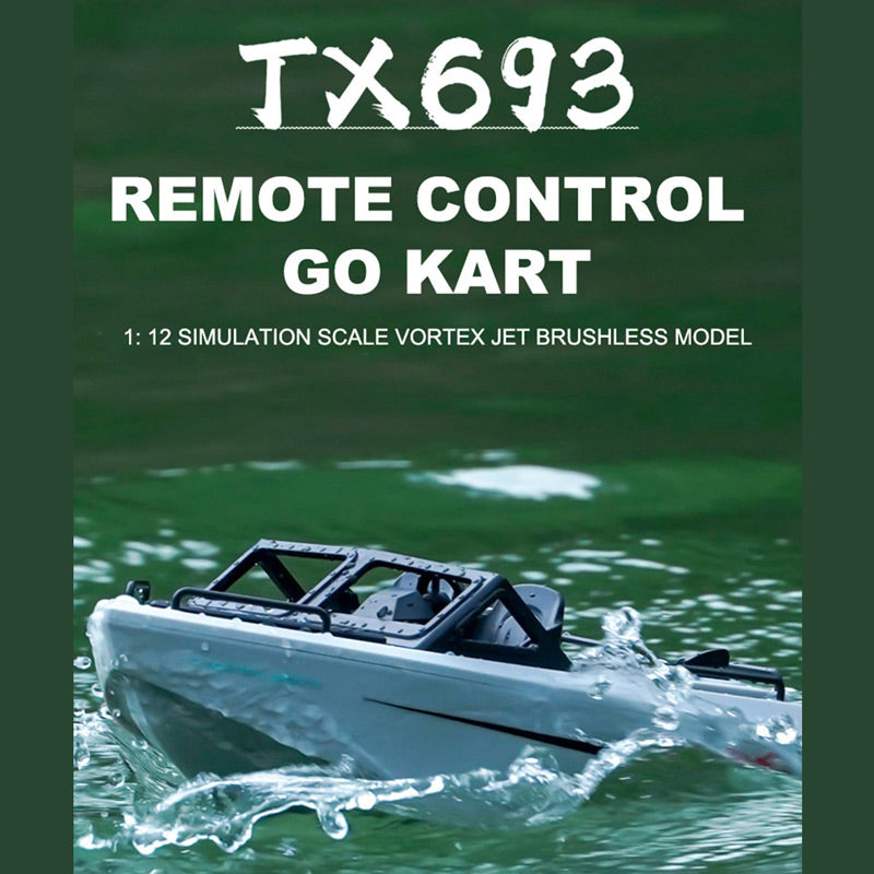 1/12 Scale 2.4G 8KM/H RC Karting Boat Model (RTR)
