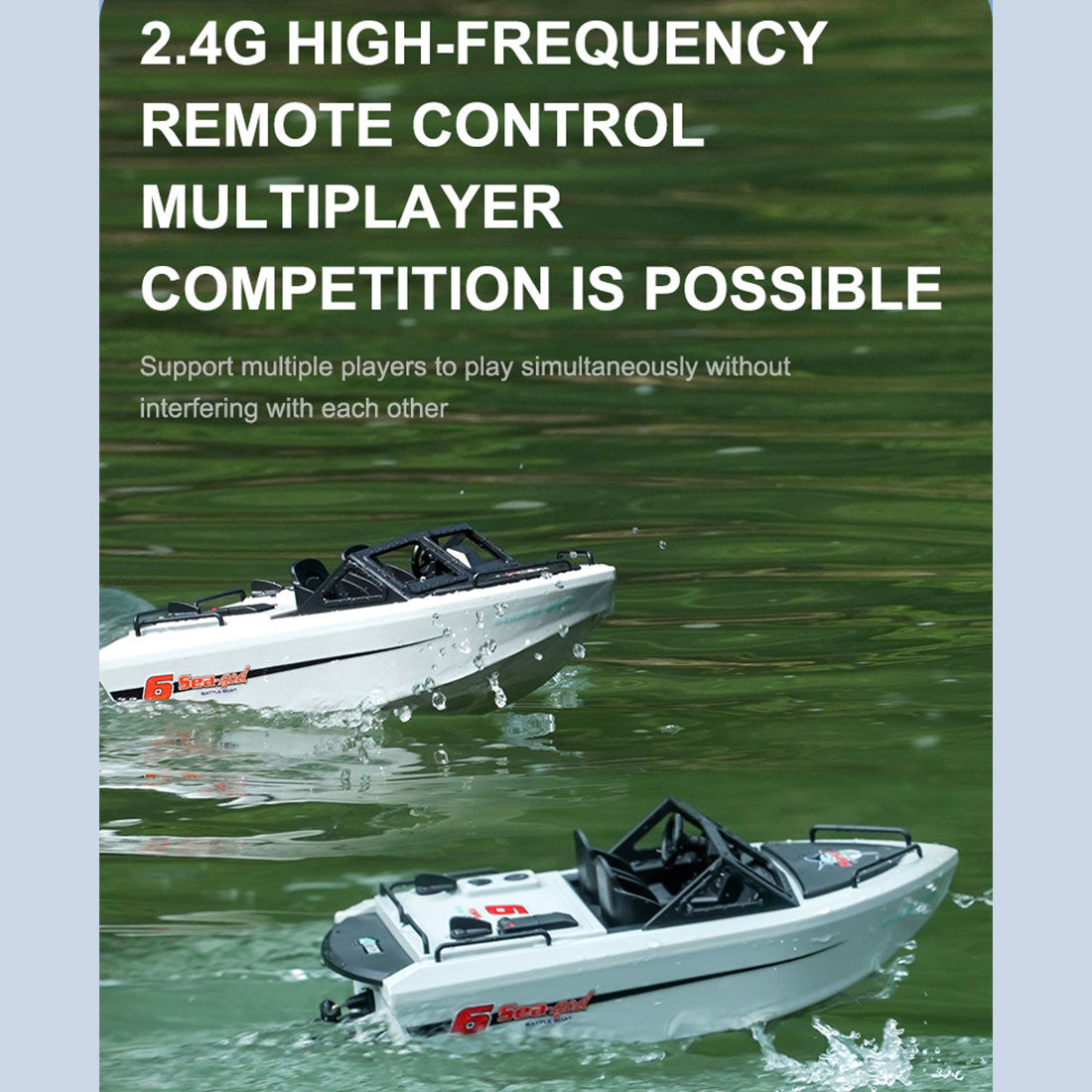 1/12 Scale 2.4G 8KM/H RC Karting Boat Model (RTR)