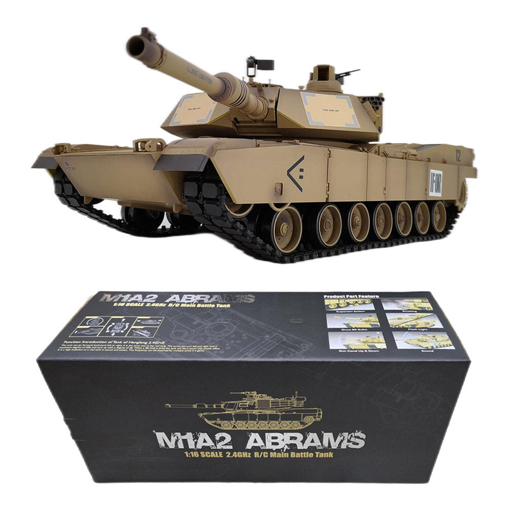 1/16 2.4G M1A2 RC Main Battle Tank Model (Upgraded Version)