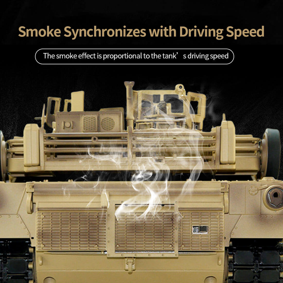 1/16 2.4G RC USA M1A2 SEP V2 Main Battle Tank Simulation Military Vehicle