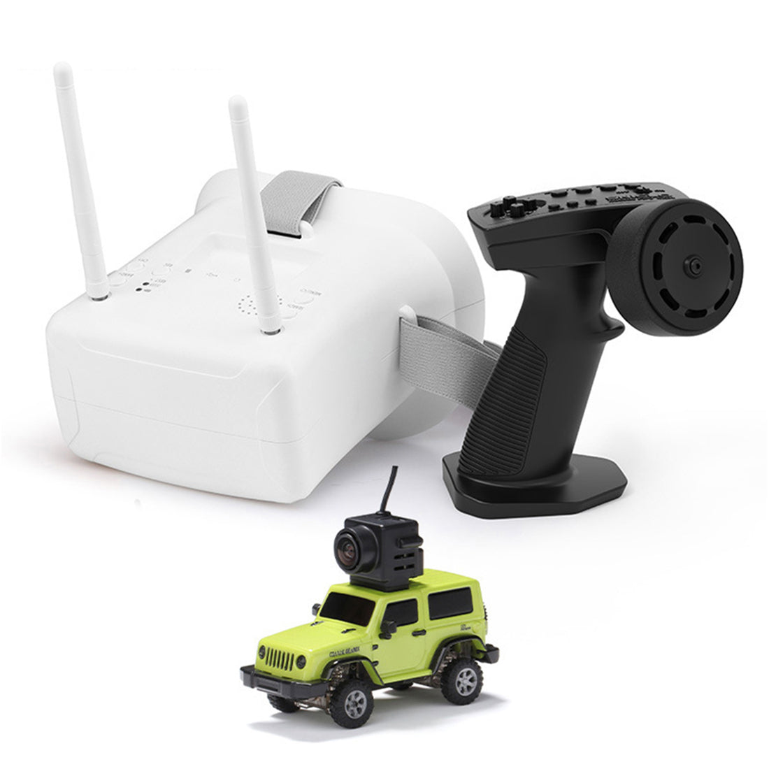 1/64 2.4G Full Proportional RC Mini Climbing Off-Road Vehicle Model (RTR FPV Goggles Version)