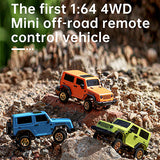 1/64 2.4G Full Proportional RC Mini Climbing Off-Road Vehicle Model (RTR)