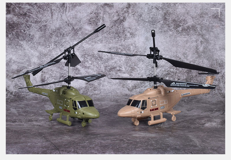 2.5 CH RC Helicopter USB Rechargeable RC Military Aircraft Toy