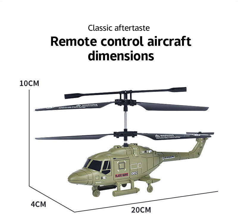2.5 CH RC Helicopter USB Rechargeable RC Military Aircraft Toy