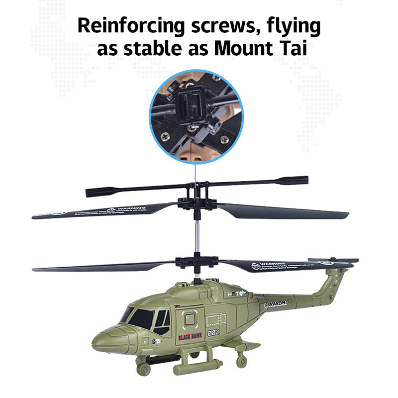 2.5 CH RC Helicopter USB Rechargeable RC Military Aircraft Toy