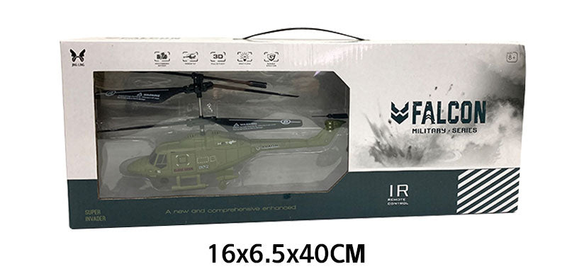 2.5 CH RC Helicopter USB Rechargeable RC Military Aircraft Toy