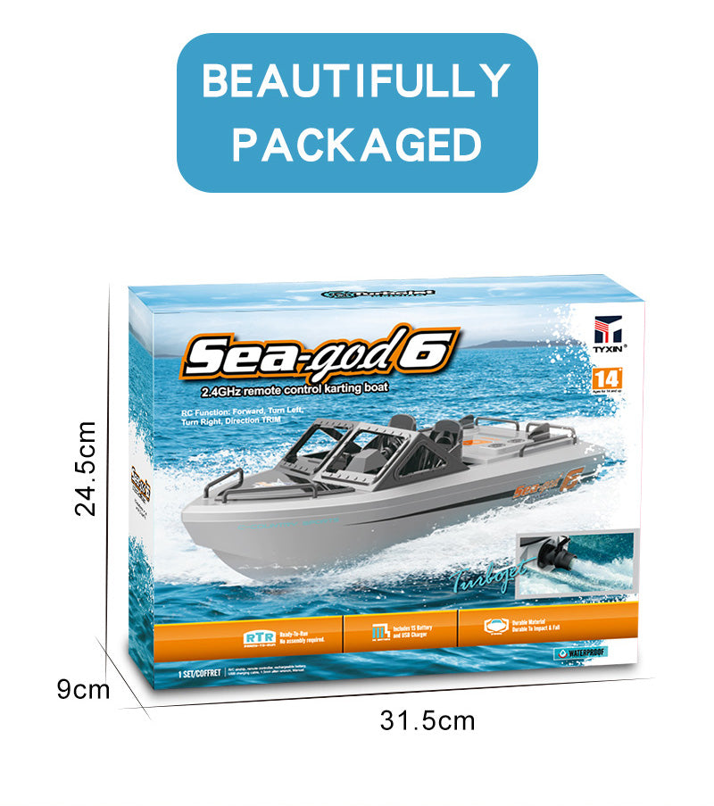693 1:12 RC Brushless Speedboat Waterproof Electric Racing Boat Model