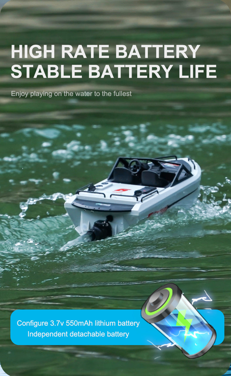 693 1:12 RC Brushless Speedboat Waterproof Electric Racing Boat Model