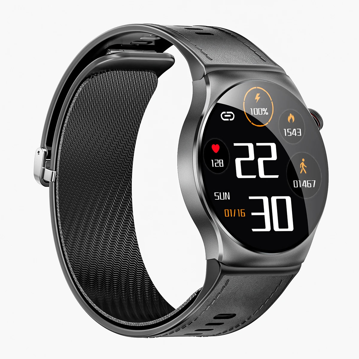 Health Monitoring Smart Watch for Seniors with Blood Pressure, ECG PPG, Heart Rate, SpO2 and Bluetooth Calling