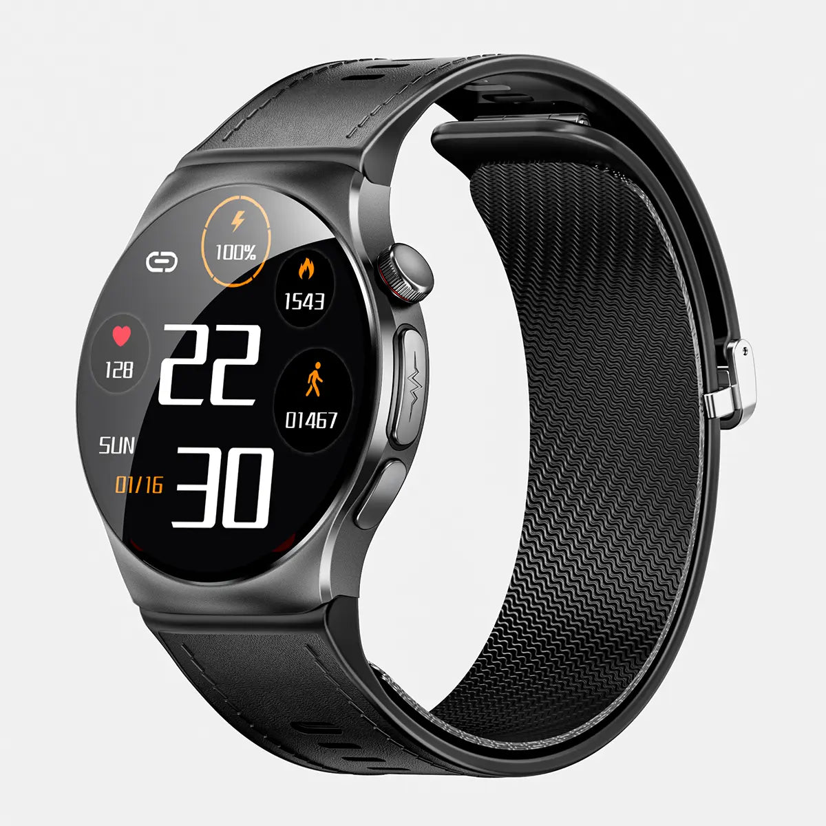 Health Monitoring Smart Watch for Seniors with Blood Pressure, ECG PPG, Heart Rate, SpO2 and Bluetooth Calling