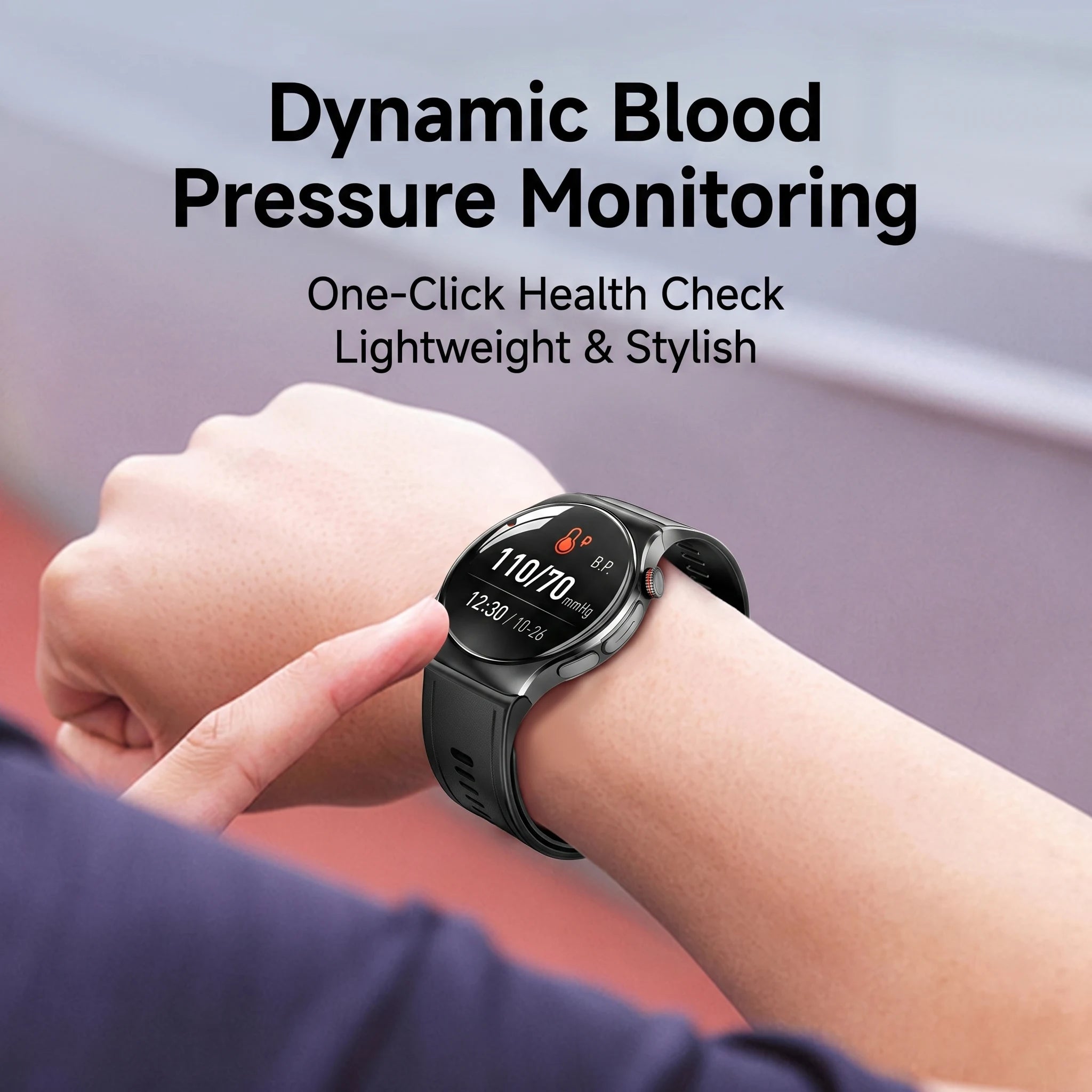 Health Monitoring Smart Watch for Seniors with Blood Pressure, ECG PPG, Heart Rate, SpO2 and Bluetooth Calling