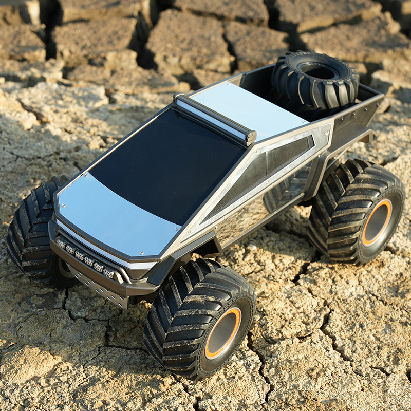 JJRC-C8818-Y Cyber Pickup 4WD Big Foot RC Car – Tesla-Inspired Off-Road Climber（Alloy version）