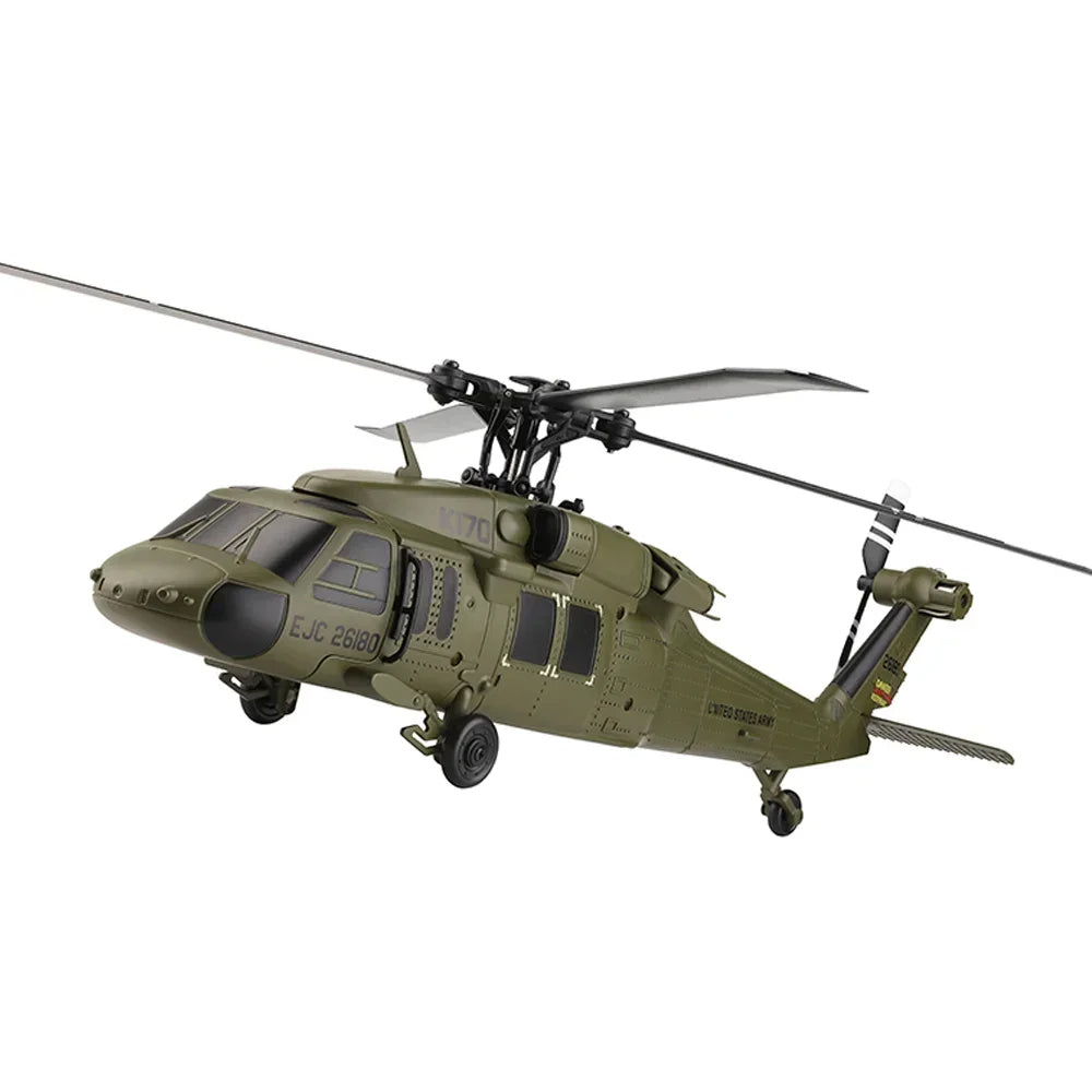 K170 UH-60L Black Hawk 6-Axis Gyro Brushless RC Helicopter Model (RTF)
