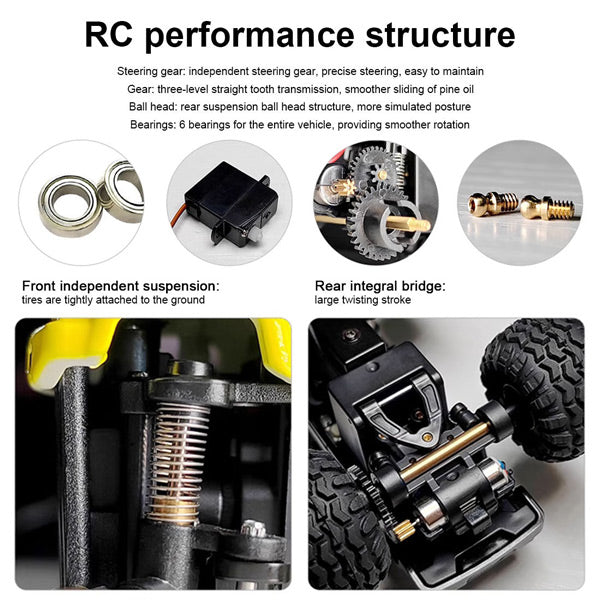 LDARC M58 1/58 RC Electric Mini Off-Road Vehicle Model