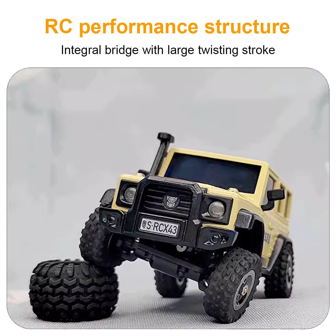 LDARC X43 1/43 2.4G RC Electric Mini Climbing Vehicle Model (RTR)