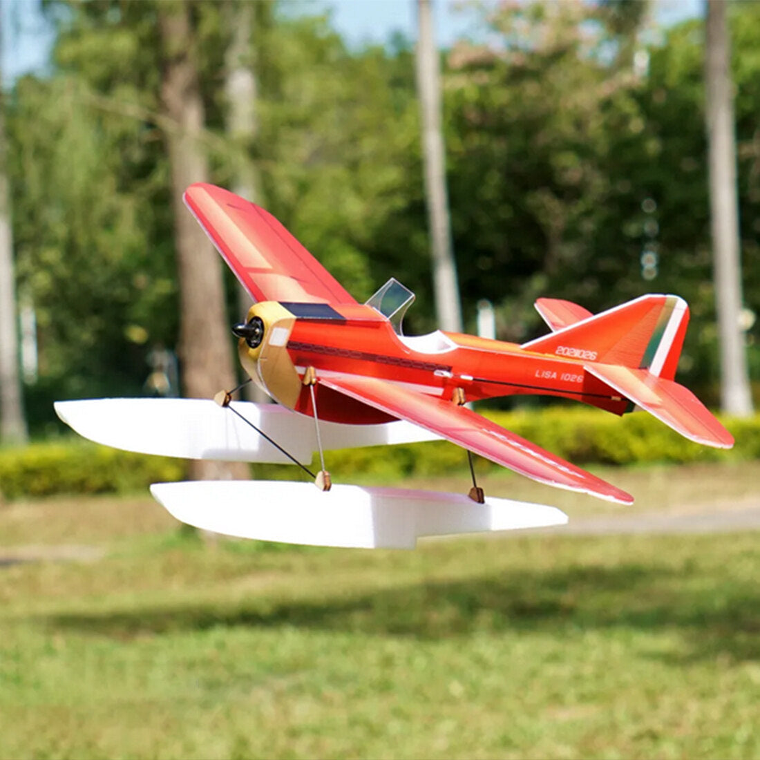 MinimumRC Lisa Floatplane 2.4G RC 4CH Fixed-Wing Airplane Hydroaeroplane Model (Motor Kit /Finished Kit)