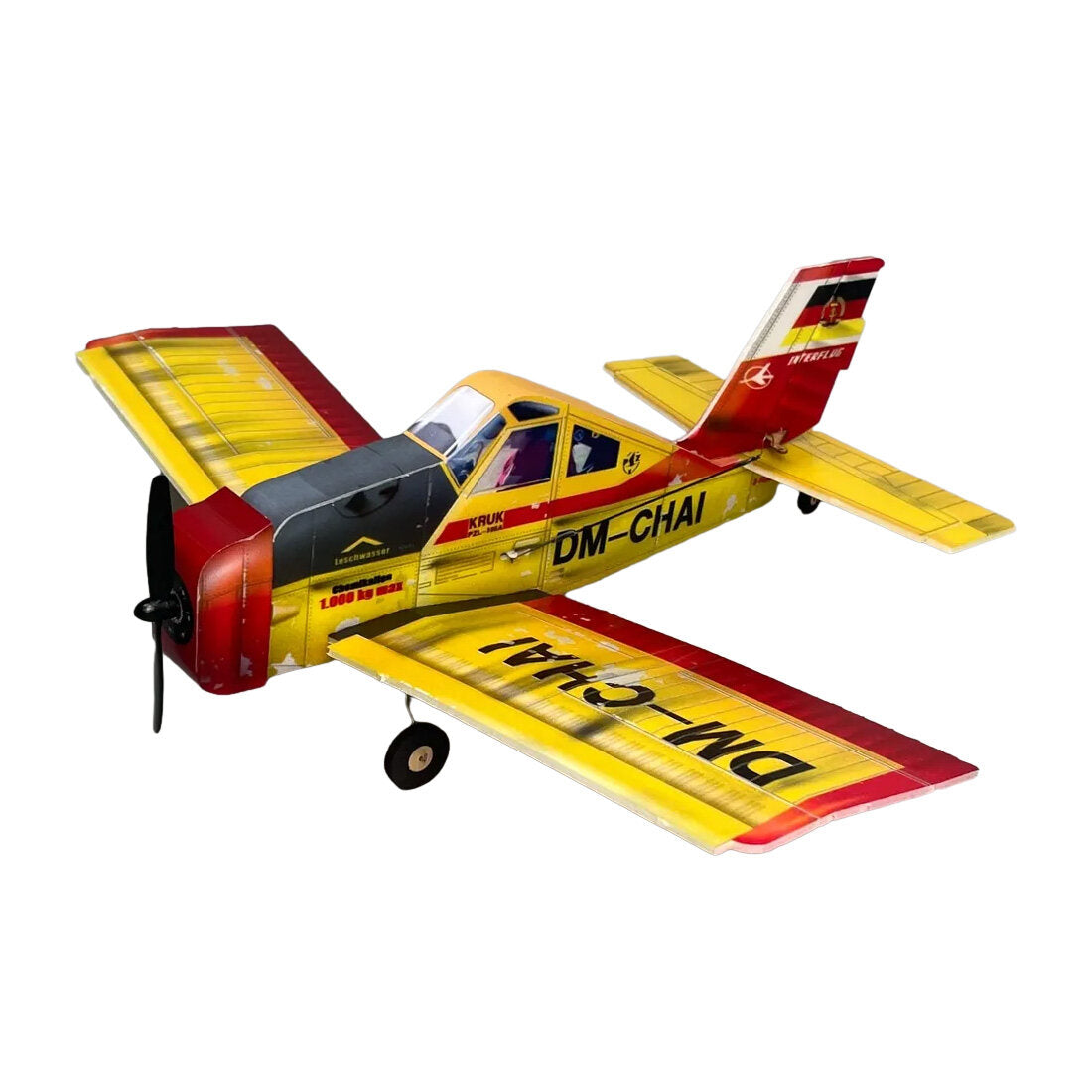 MinimumRC PZL-106 Agricultural Dual-EngineAircraft RC Model (Motor Kit /Finished Kit)