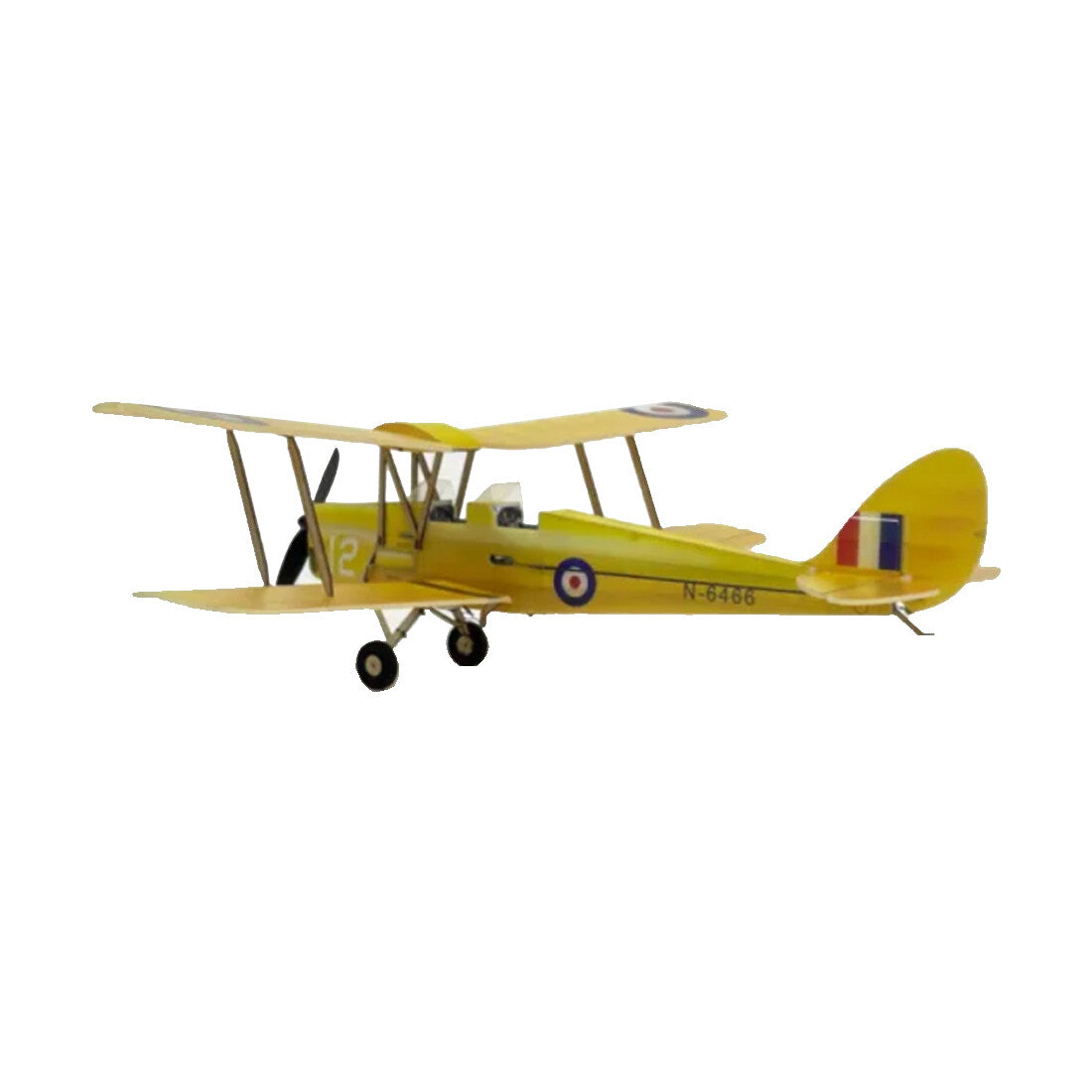 MinimumRC Tigermoth 4CH RC Biplane Mini Fixed-Wing Airplane Model (Finished Kit/Motor Kit)