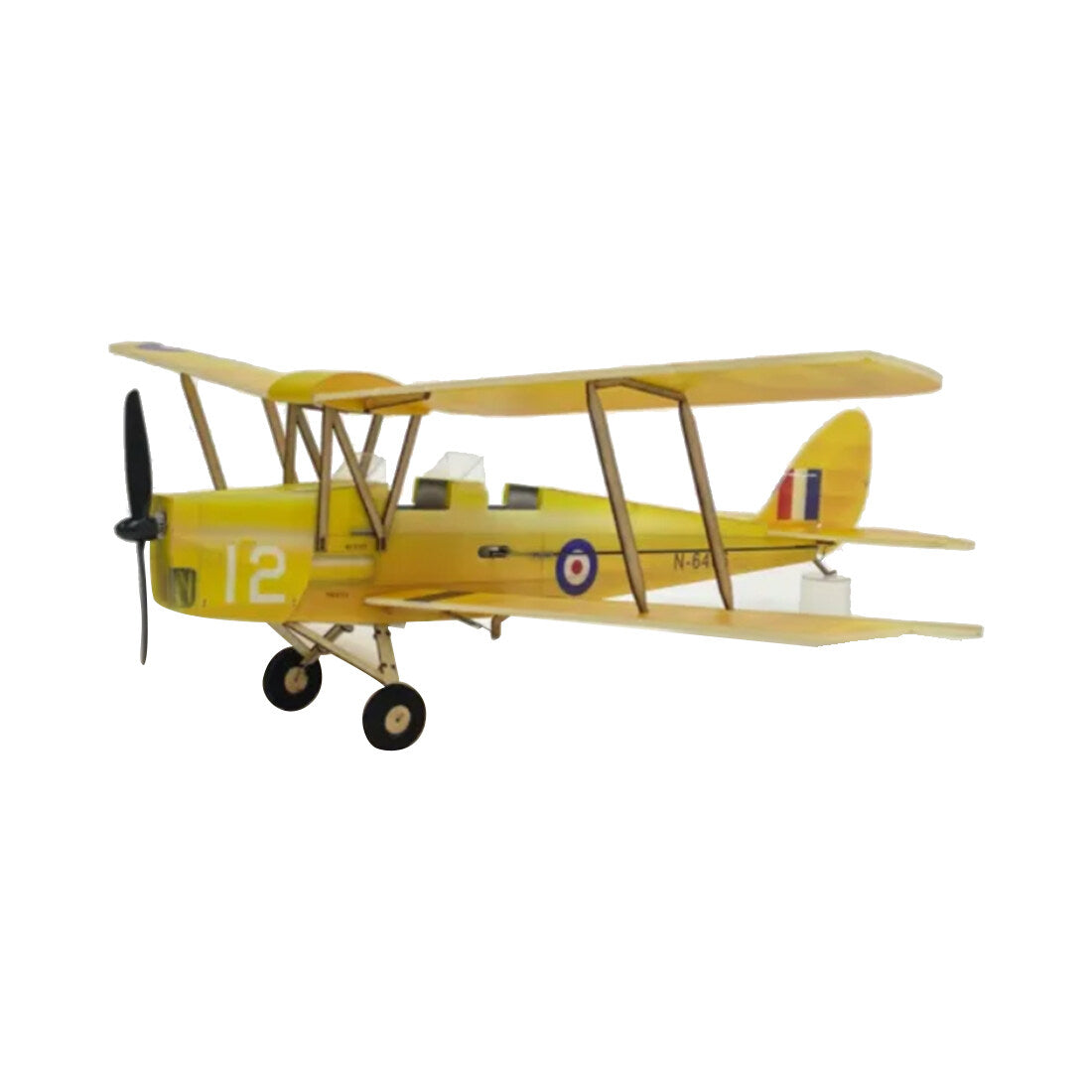 MinimumRC Tigermoth 4CH RC Biplane Mini Fixed-Wing Airplane Model (Finished Kit/Motor Kit)