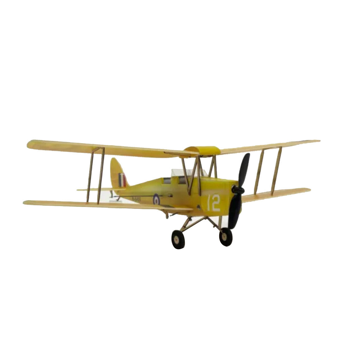 MinimumRC Tigermoth 4CH RC Biplane Mini Fixed-Wing Airplane Model (Finished Kit/Motor Kit)