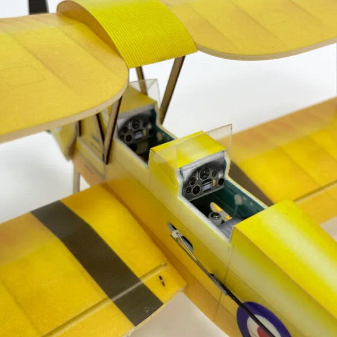 MinimumRC Tigermoth 4CH RC Biplane Mini Fixed-Wing Airplane Model (Finished Kit/Motor Kit)