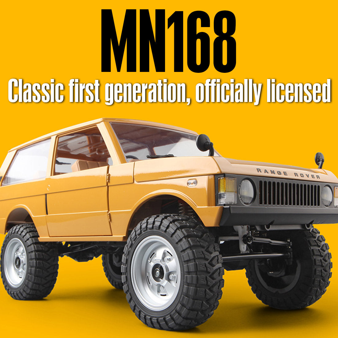 MN-168 1/12 2.4G 4WD RC Off-Road Crawler Car with Front and Rear Lights (RTR)