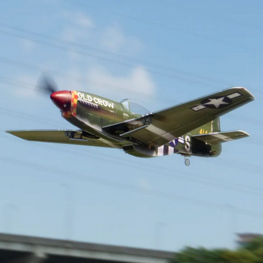 P-51 Mustang 2.4G RC Mini Five-Channel Multi-Protocol Fixed-Wing Airplane Model(Motor Kit /Finished Kit)