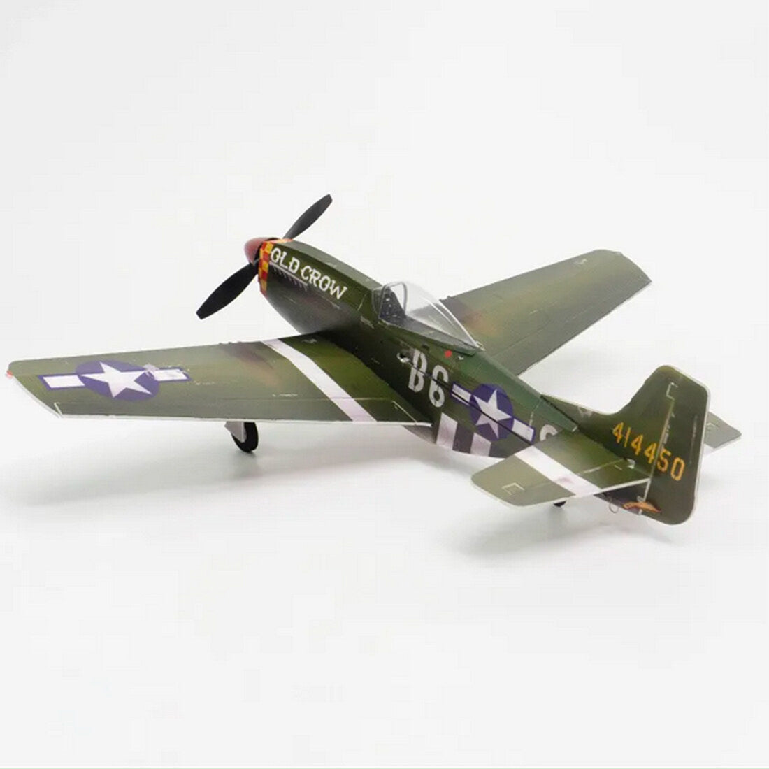 P-51 Mustang 2.4G RC Mini Five-Channel Multi-Protocol Fixed-Wing Airplane Model(Motor Kit /Finished Kit)