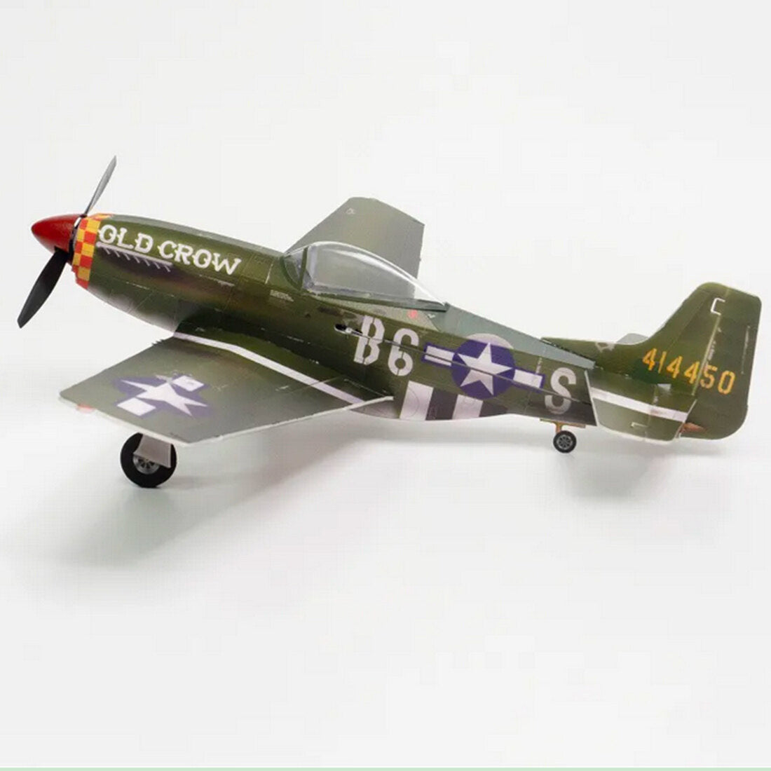 P-51 Mustang 2.4G RC Mini Five-Channel Multi-Protocol Fixed-Wing Airplane Model(Motor Kit /Finished Kit)