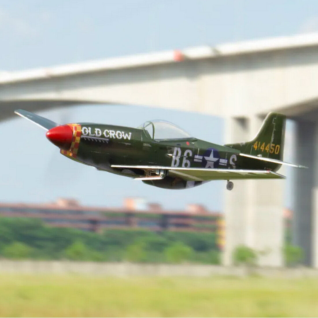 P-51 Mustang 2.4G RC Mini Five-Channel Multi-Protocol Fixed-Wing Airplane Model(Motor Kit /Finished Kit)