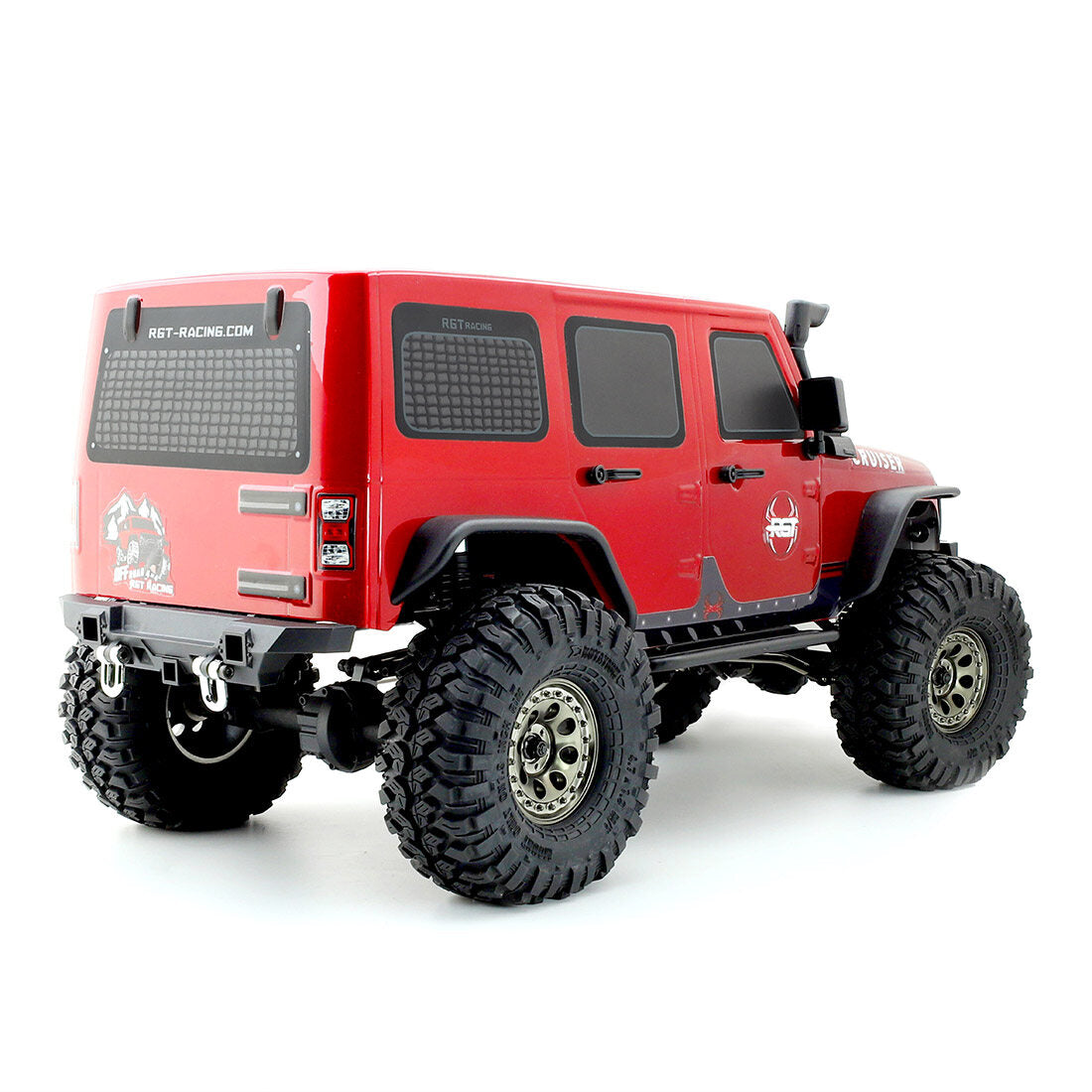 RGT EX86100V2 1:10 2.4G 4WD Off-road Vehicle RC Electric Car Model with LED Lights (RTR)