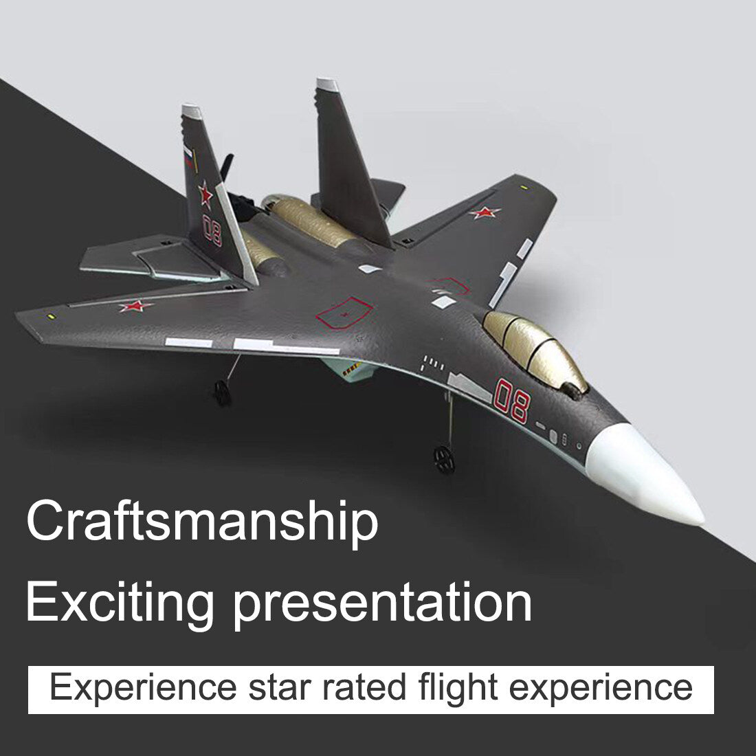 SU35 RC Airplane 2.4G 4CH Fighter RC Aircraft Model (RTF)
