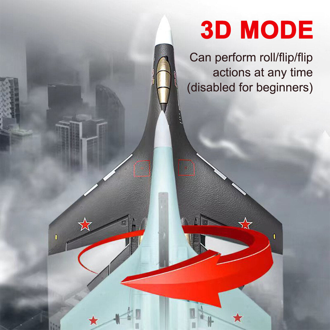 SU35 RC Airplane 2.4G 4CH Fighter RC Aircraft Model (RTF)
