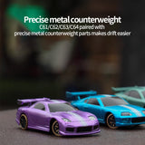 TURBO Racing C63 1/76 2.4G RC 3CH Electric RWD Drift Racing Car Model (RTR)