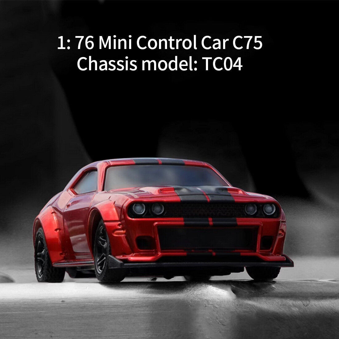 TURBO Racing C75 1/76 2.4G RC 4CH Electric Rear-Drive Racing Car Model (RTR)