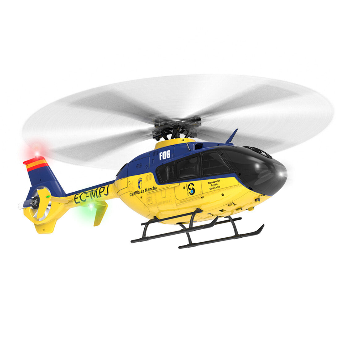 YU XIANG EC-135 1/36 2.4G 6CH Direct Drive Brushless RC 3D/6G Helicopter Model (RTF)