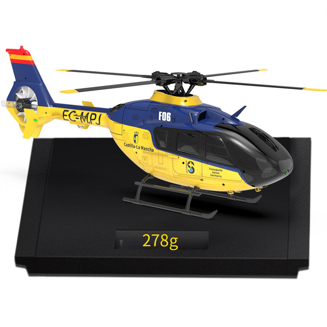 YU XIANG EC-135 1/36 2.4G 6CH Direct Drive Brushless RC 3D/6G Helicopter Model (RTF)