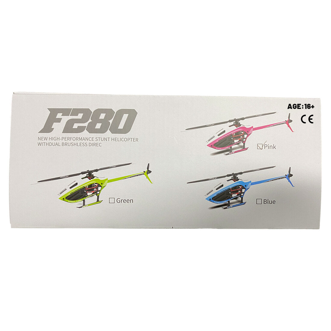 YU XIANG F280 2.4G 6CH Brushless Direct Drive 3D/6G RC Helicopter Model (RTF)