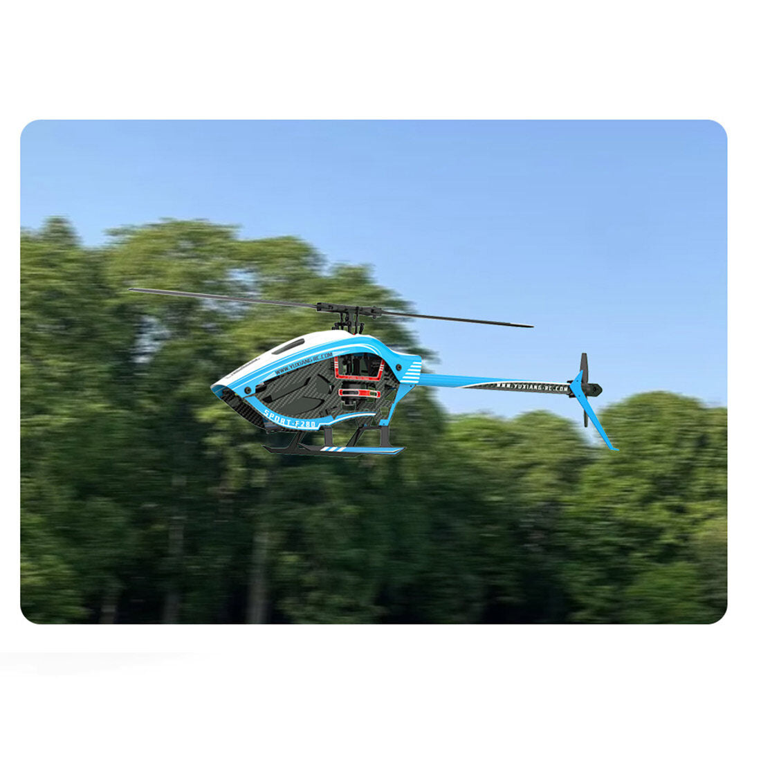 YU XIANG F280 2.4G 6CH Brushless Direct Drive 3D/6G RC Helicopter Model (RTF)